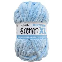 myboshi Samt XL, extra dickes Chenillegarn, super chunky Häkelwolle, 40 m (1-St), Uni