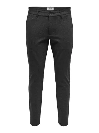 ONLY&SONS - ONSMARK SLIM GW 0209 PANT NOOS Dark Grey Melange - Gr. - 33/32