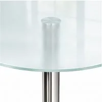 Tulup Tischplatte Glastischplatte Mattiert Glasplatte für Tisch Matt Ronde