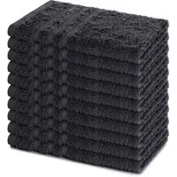 Lavea Gästehandtücher 30x50 cm, 10er Set Gästehandtuch, Elena-Frottee Handtuch, Gästetuch, (Set, 10-St), 500 g/m² Frottier, weich & saugstark, pflegeleicht
