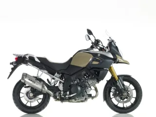 Sport Auspuff BOS Desert Fox Edelstahl matt Suzuki DL 1000 V-Strom Bj. 2013-2016 EURO-3 +ABE