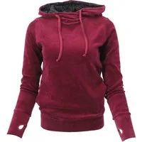 Guru-Shop Longsleeve Nicki-Kapuzenpullover, weicher Hoodie, Boho..