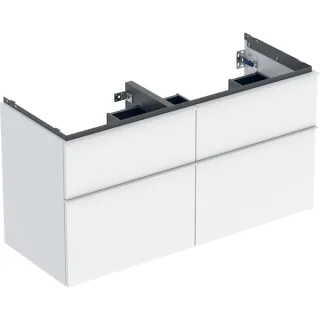 Geberit iCon Unterschrank für Doppel-Waschtisch, 4 Schubl. 502309011