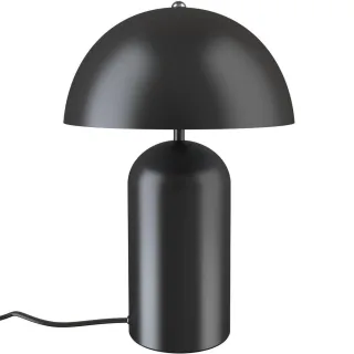 tectake Retro-Tischlampe, Schwarz, Metall, 25x37x25 cm, CE, Lampen & Leuchten, LED Beleuchtung, LED-Tischleuchten