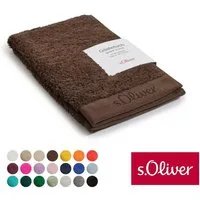 s.Oliver Gästehandtuch s.Oliver, Premium Qualität, 600 gr/m², auch als Sets erhältlich, Walkfrottier (1-St), große Farbauswahl, auch als Duschtuch, Waschhandschuh, Handtuch