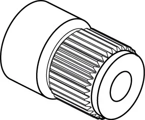 Ideal Standard Griffadapter Cubic, für Thermostat A860719NU