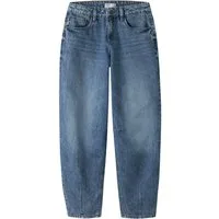 Name It 5-Pocket-Jeans NKFBELLA BARREL JEANS 2113-RM NOOS Baumwolle, starke Abnutzungserscheinungen, Barrel Fit