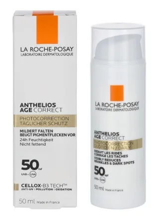 LRP Anthelios Age Correct Daily Light Cream SPF50+.