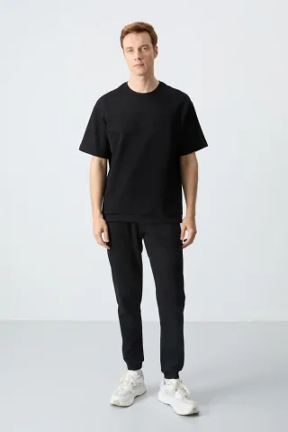 Herren Oversize T-Shirt und Hosen Set