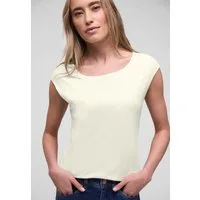 STREET ONE T-Shirt mit U-Boot-Ausschnitt