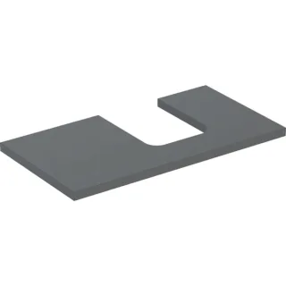 Geberit ONE Waschtisch-Platte, Ausschnitt rechts, für Aufsatzwaschtisch Schalenform 505313003