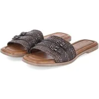 Tamaris Tamaris 1-27134-46-304 Damen Textil & Synthetik brown Pantolette