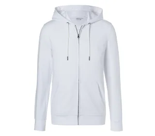 KÜBLER SHIRTS Kapuzen-Sweatjacke weiß L - 5022 6330-10-L