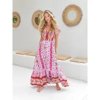 ANNIS Fashion & Accessoires Maxikleid "VAYANA" v. Jaase (1-tlg) NEU, aus Viskose, sommerliches Design