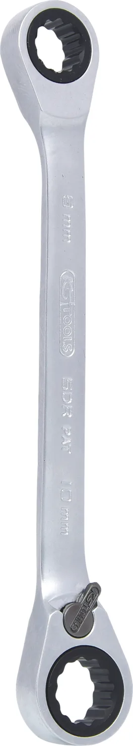 KS Tools GEARplus Doppel-Ratschenringschlüssel umschaltbar - 503.4572
