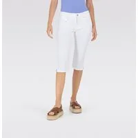 MAC Caprijeans CAPRI Eingelegte Zierfalten am Saum