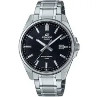 CASIO EDIFICE Quarzuhr EFV-150D-1AVUEF, Armbanduhr, Herrenuhr, bis 10 bar wasserdicht, Datum, Edelstahlarmband