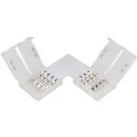 X4-Life LED Stripe LED Streifen Verbinder Set 6-tlg mit Eckverbinder