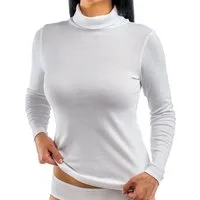 HERMKO Unterziehshirt 17845 Damen Langarmshirt mit Rollkragen
