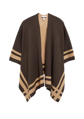 comma - Indoor-Poncho braun - Gr. - ONESIZE