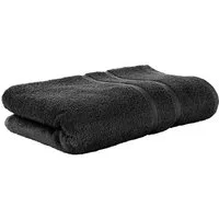 StickandShine Handtuch Handtücher Badetücher Saunatücher Duschtücher Gäste Schwarz Frottee