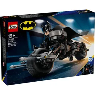 LEGO DC Super Heroes 76273 Batman Baufigur mit dem Batpod