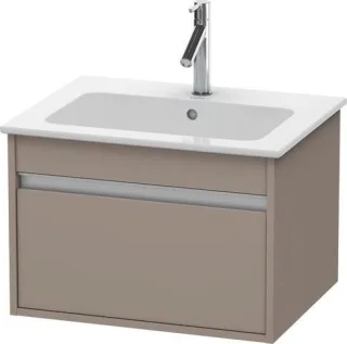 Duravit Ketho Waschtischunterbau wandhängend Basalt Matt 600x475x410 mm - KT641804343 KT641804343