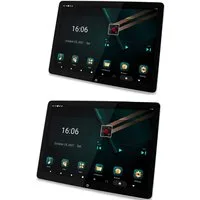 TAFFIO Set 1 Paar 12"Touch Android Kopfstützen Monitor 8GB 128GB WiFi 4G SIM Navigationsgerät