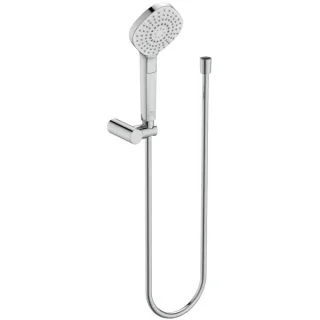 Ideal Standard Handbrause-Set IDEALRAIN EVO, 3-Funktionshb. Diamond d:115mm Chrom, B2405AA B2405AA