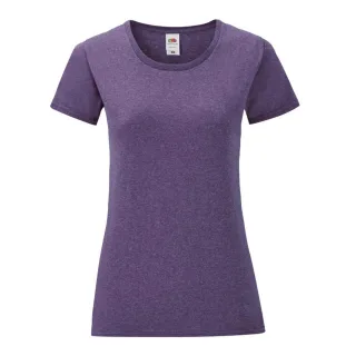Fruit of the Loom - "Iconic" T-Shirt für Damen (Violett meliert)