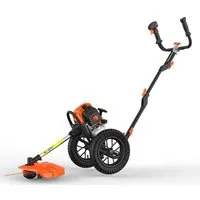 FUXTEC Benzin-Motorsense FX-FSR162, 32 cm Arbeitsbreite Messer, 62ccm, 32cm Schnittbreite ergonomisches Design, Tippautomatik
