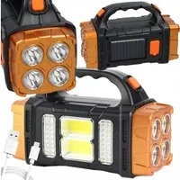 VERK GROUP LED Arbeitsleuchte Taschenlampe/Scheinwerfer/Campinglampe LED, Wiederaufladbar USB HB2678
