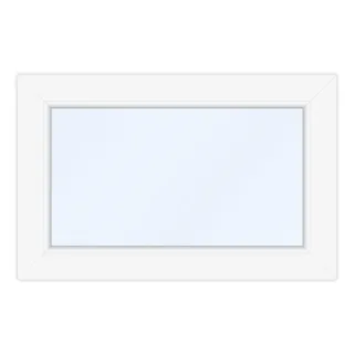 Kellerfenster 70x45 cm, PVC, Ideal 4000, Weiß, 700 x 450 mm, einteilig, festverglast, individuell konfigurieren