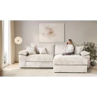 OTTO home Ecksofa Soft&Cosy XXL L-Form, B: 303 cm - OTTO. Verlässliche Qualität., Mega-Sofa, Cord oder Chenille-Struktur, mit Federkern & 4 Zierkissen