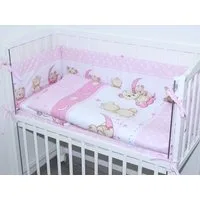 Primawela Beistellbett Baby Bettwäsche für Beistellbett mit Nestchen Spannbettlaken 6 teilig