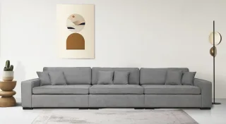 Home affaire 3-Sitzer "Skara XXL" Lounge-Sofa XXL mit Federkern-Polsterung, in vielen Bezugsvarianten