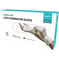 EUROPAPA Einweghandschuhe Latex Einweghandschuhe (Untersuchungshandschuhe EN455 und EN374 Handschuhe) puderfrei Einmalhandschuhe
