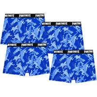 Fortnite Boxershorts 4x FORTNITE BOXERSHORTS Herren + Jugendliche Gr. S und M (Set, 4er Pack) Mit Fortnite Logo auf Gummizug