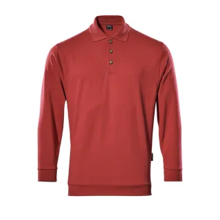 MASCOT Trinidad Polo-Sweatshirt CROSSOVER Rot XXL - 00785-280-02-XXL