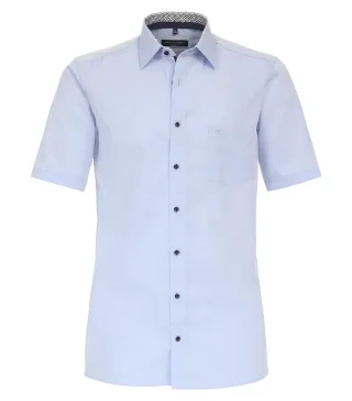 CASAMODA - Businesshemd Kurzarm blau - Gr. - 46
