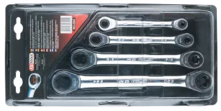 KS Tools GEARplus Torx-E-Doppel-Ratschenringschlüssel-Satz, 4-tlg - 503.4364
