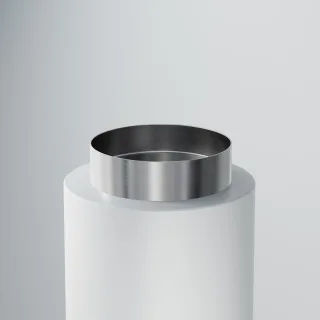 Steinberg Serie 442 Waschtisch Aufsatzbecken aus Edelstahl, brushed steel, 442 6020 BS 442 6020 BS