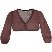MarJo Dirndlbluse Dirndlbluse Ahorntal bordeaux