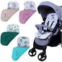 BabyLux Kinderwagenaufsatz Sitzauflage für Kinderwagen Buggy Sitzeinlage Kinderwagenauflage, S123. Waldtiere