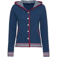 Reitmayer Strickjacke Jacquard-Cardigan mit Kapuze