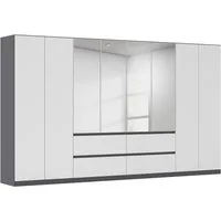 rauch Drehtürenschrank Schrank Garderobe MAINZ Breiten 91/136/181/226/271/315/360, Höhe 210cm (3 verschiedene Ausstattungen BASIC/CLASSIC/PREMIUM (inkl. SOFT-CLOSE) grifflose Front, Außentüren mit Push-to-Open Funktion MADE IN GERMANY