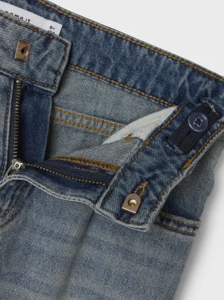 NAME IT - NKFBELLA SKATER XWIDE JEANS 3111-ZA NOOS Vintage Medium Blue Denim - Gr. - 140