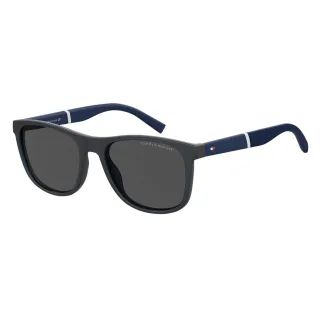 Tommy Hilfiger - Gemustert-Sonnenbrille für Herren, Azetat (Marine/Schwarz)