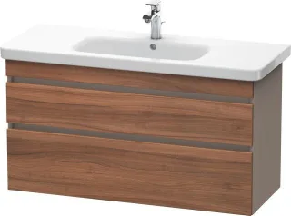 Duravit DuraStyle Waschtischunterbau wandhängend Nussbaum & Basalt Matt 1130x448x610 mm - DS64950794 DS649507943