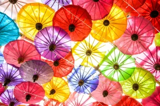 Keilrahmenbild COLORFUL World